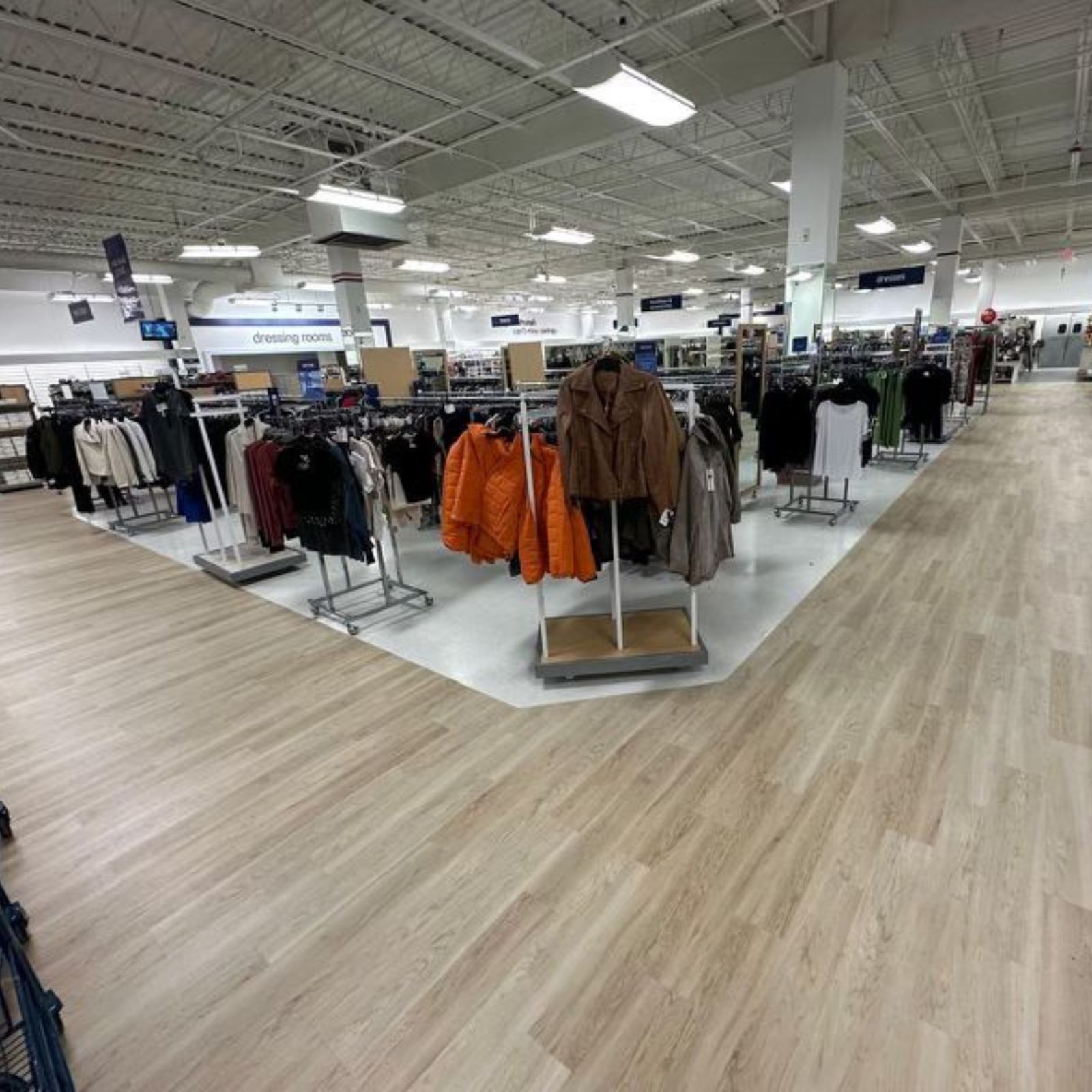 Commercial flooring installation